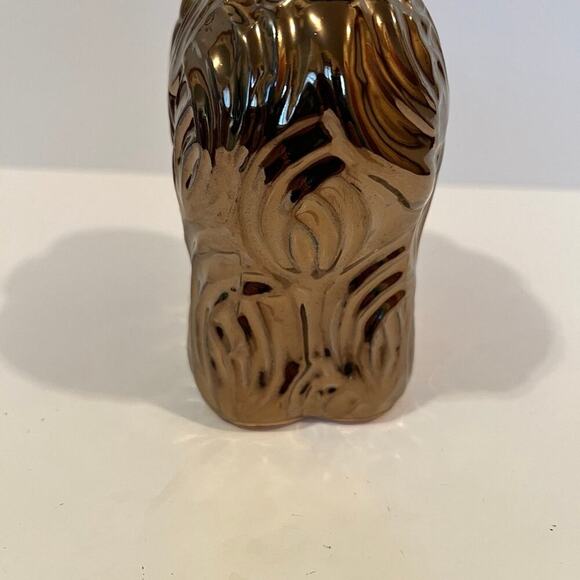 Elephan, clay gold painted figurine - Picture 4 of 6